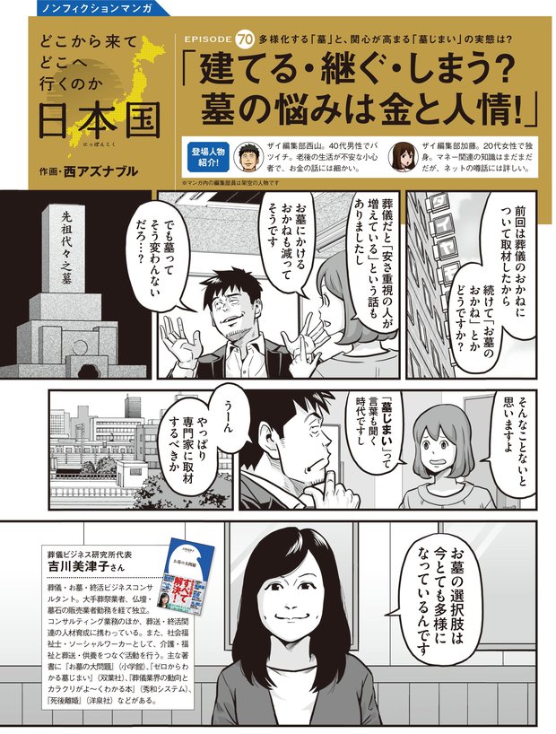 墓の悩みは金と人情①