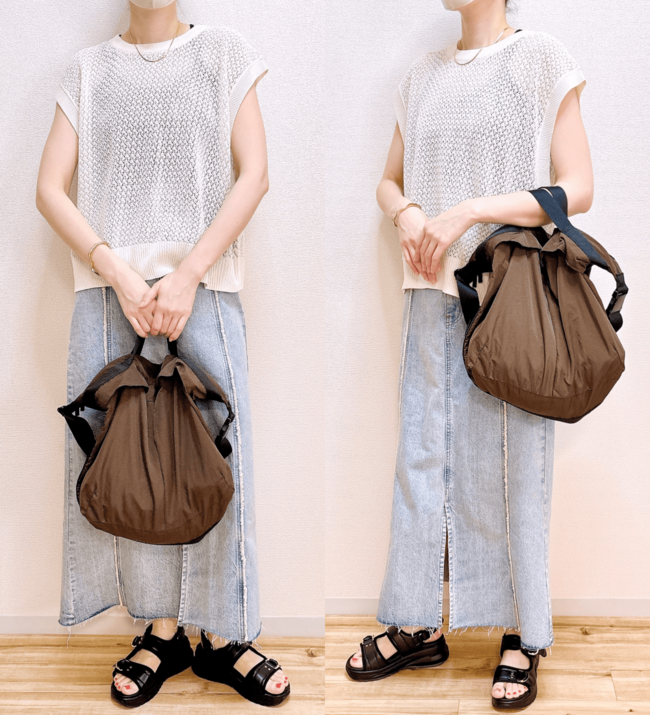 「毎日使っちゃう」「2色買いしました」ユニクロの“大容量ショルダーバッグ”が使い勝手バツグン！「肩にかけているのを忘れるぐらい軽快です」《購入レビュー》