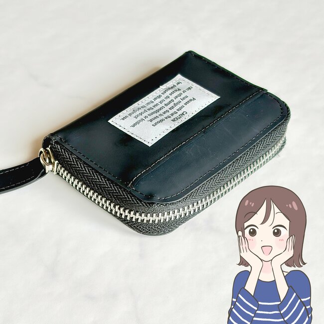 カードや診察券が27枚入った…！3COINSの「ガバッと開くミニ財布」小銭が取り出しやすくて嬉しい！《購入レビュー》
