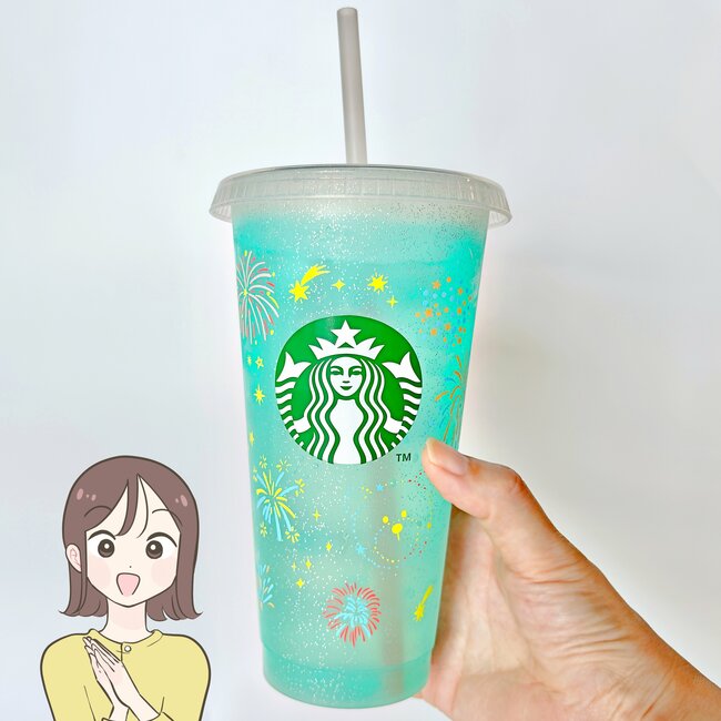 「あさイチでゲット」「買えてハッピー」スターバックスの“幻想的なカップ”可愛すぎて全色ほしくなる！「夏らしくていい」「めっちゃ可愛い」《購入レビュー》