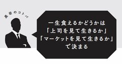 【転職名言】一生食えるかどうかは「上司を見て生きるか」「マーケットを見て生きるか」で決まる