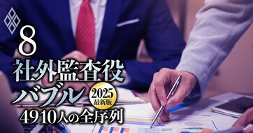社外監査役・報酬ランキング【下位2410人】上場企業3900社を網羅、「全4910人」の最新序列