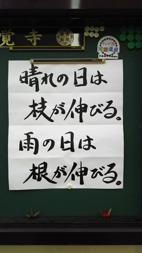 【お寺の掲示板の深い言葉 42】この世界は群れていても始まらない