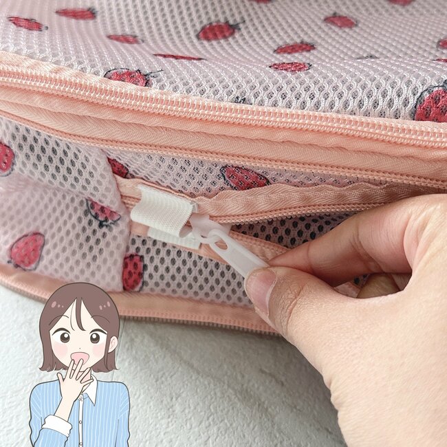 長袖トップスが11着も入った！スリーピーの「圧縮できる洗濯ネット」が旅行の荷造りで大活躍！