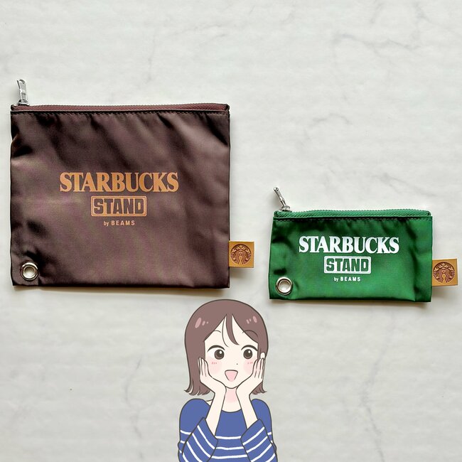 カードや診察券が30枚入った！スターバックスの「お財布がわりになるポーチ」毎日持ち歩きたい可愛さ！《購入レビュー》