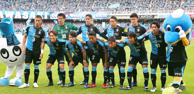 優勝した川崎フロンターレ