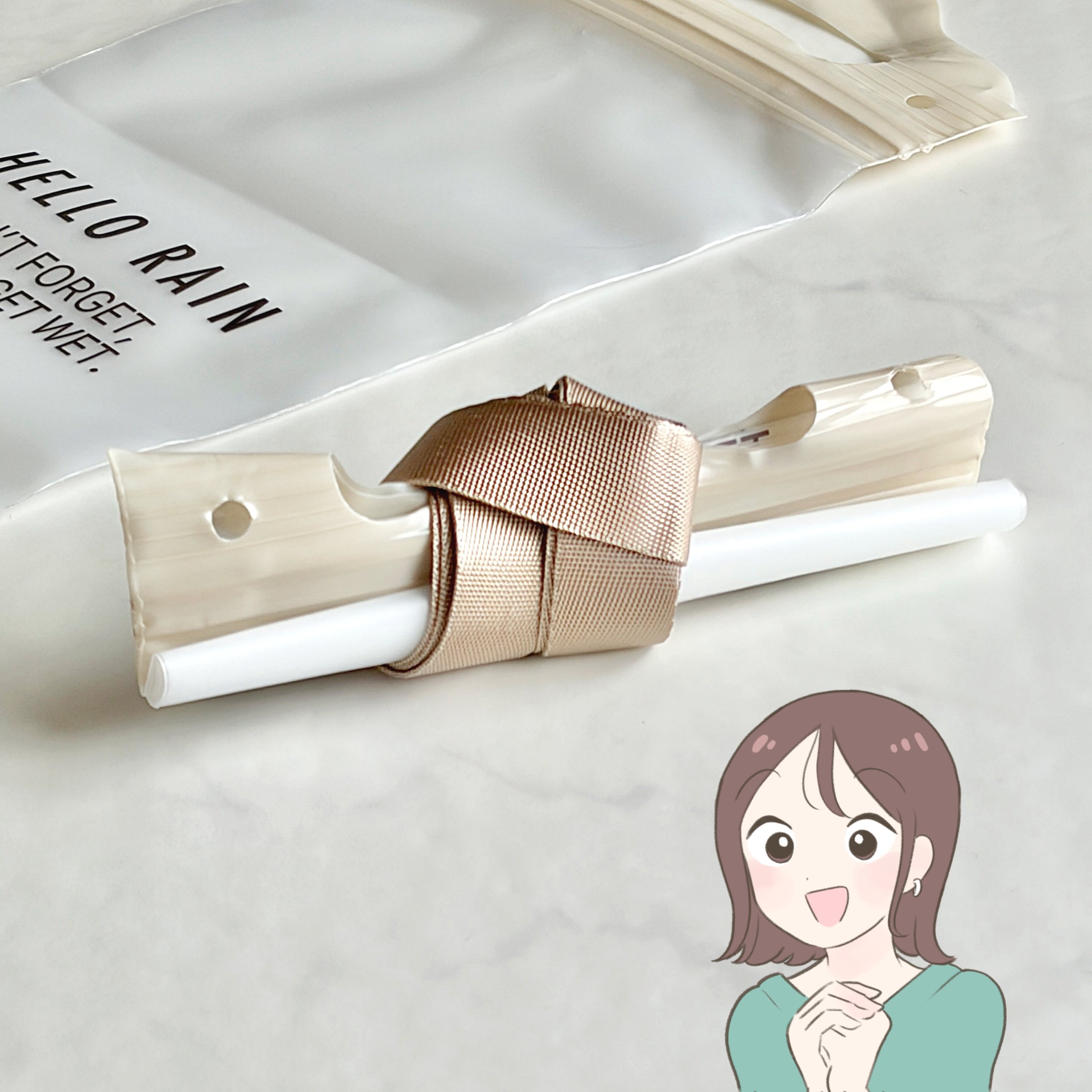 「これは良いアイデアです！」「手があくので良い」3COINSの“天才レイングッズ”雨の日のストレスを解消できた！「友達にもあげたら喜んでました！」《購入レビュー》