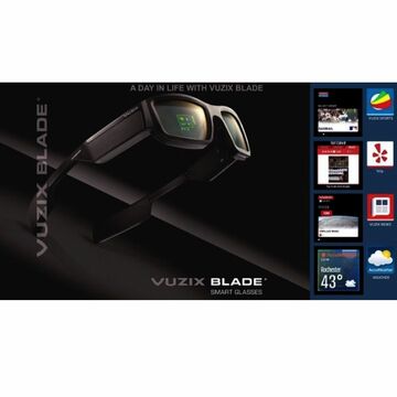 Vuzixのスマートグラス「Blade」にアプリ追加 スマホ向けアプリに対応