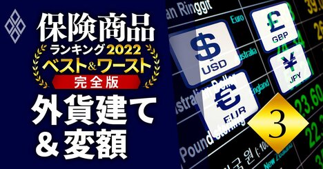 外貨建て保険＆変額保険ランキング2022！円安・低金利に「勝てる」商品は？