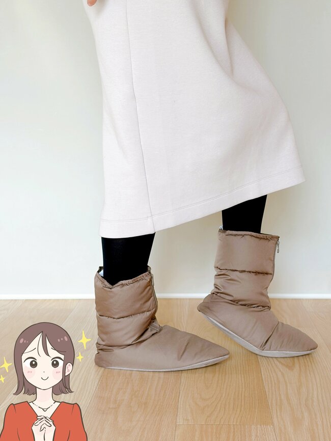 「床暖房が必要なくなりました」無印良品の“羽毛布団みたいなルームシューズ”3990円→2990円は太っ腹すぎだよ！「冷え性対策ダントツの一位」「去年は迷ってるうちに売り切れ」