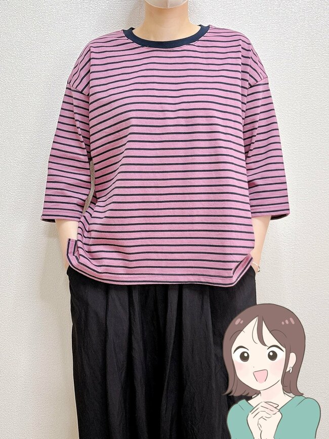【ハニーズ】「リピートしました」1480円の“着痩せトップス”秋まで着まわせて優秀！「ゆとりがあって動きやすい」「お出かけするのが楽しみ」《購入レビュー》