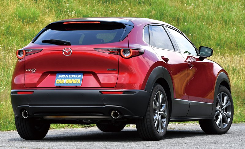マツダCX-30・X・Lパッケージ(4WD)リアビュー