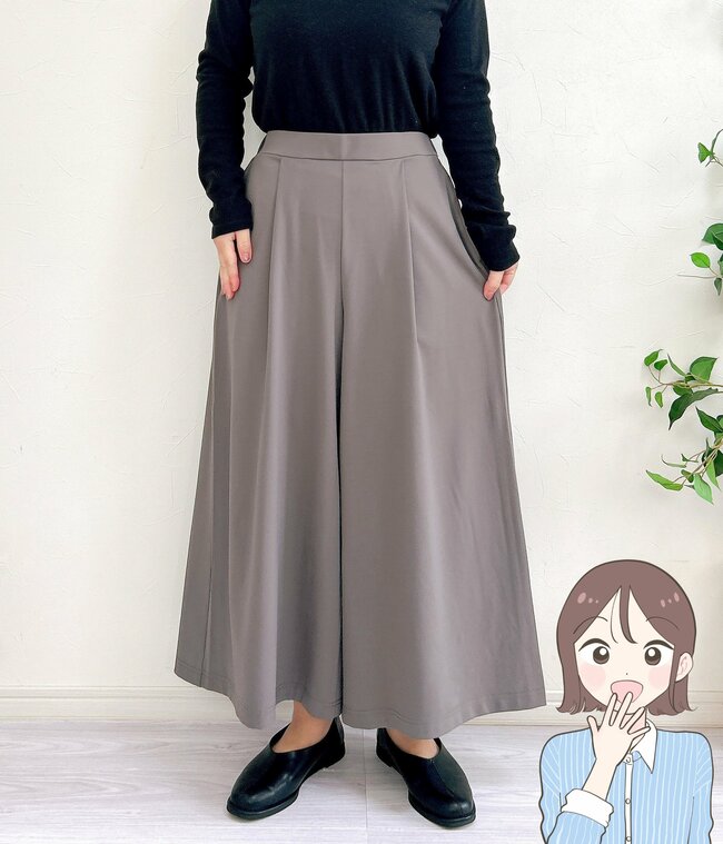 「ヘビロテしそう」「3色目です！」ハニーズの“スカートみたいなパンツ”楽ちんすぎて手放せない！「すべすべで履き心地が良い」
