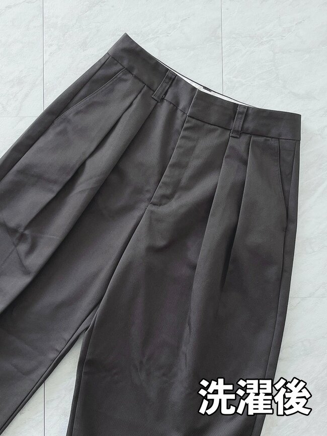 「形がめちゃくちゃ綺麗！」「色違いで買います」GUの“楽ちんワイドパンツ”ぽわんと膨らんだシルエットが可愛い！「お腹まわりもすっきり見える」