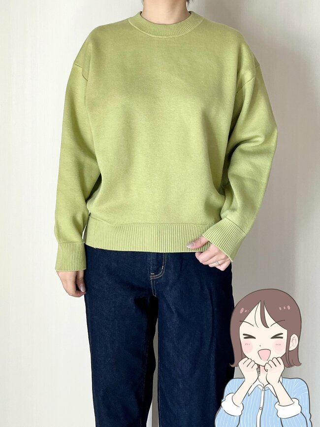 「買って正解でした！」「色違いも購入したい」GUの“新感覚ニット”がスウェットみたいで楽ちん！「ラフに着られる！暖かい！」