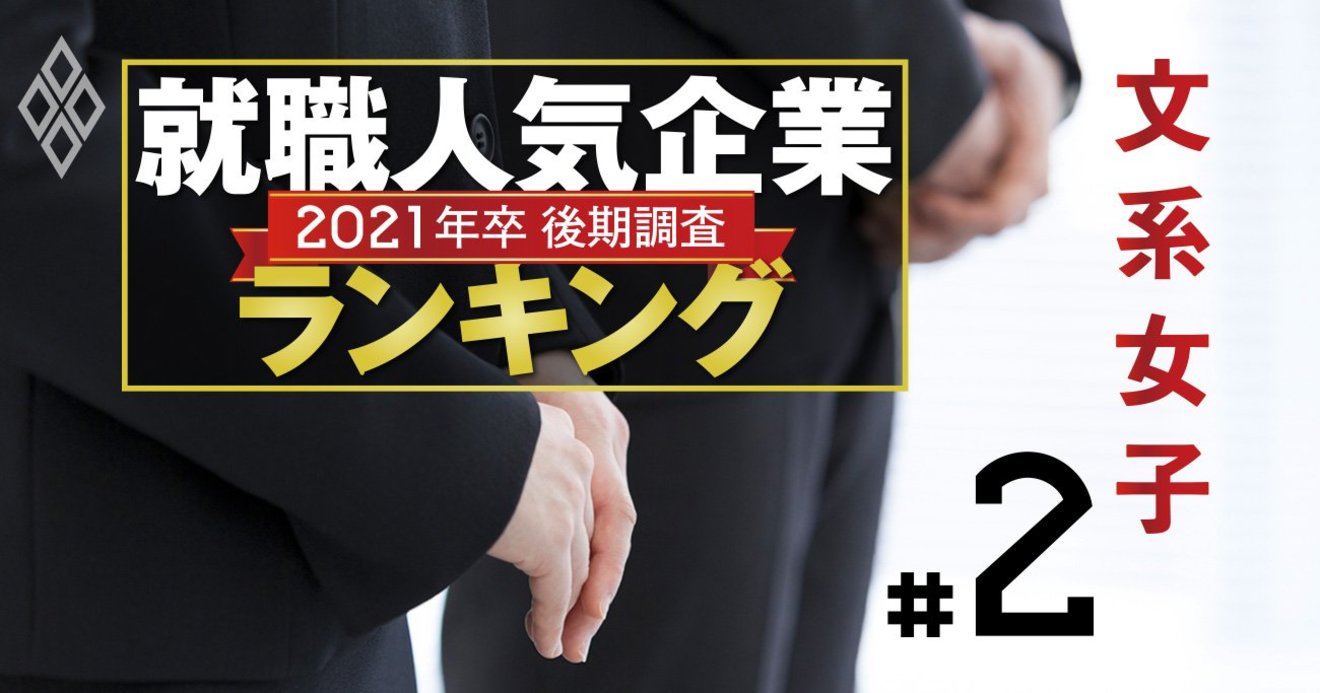 就職人気企業ランキング2020 文系女子 全150社 東京海上1位 航空 旅行も上位に 就職人気企業ランキング 2021年卒後期調査 ダイヤモンド オンライン
