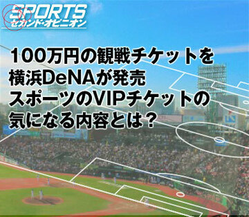 100万円の観戦チケットを横浜DeNAが発売スポーツのＶＩＰチケットの気になる内容とは？