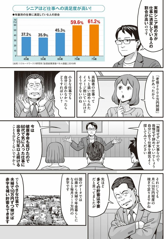 マンガ「定年後はつき10万円稼ぐ！『小さな仕事』って何？」5ページ目