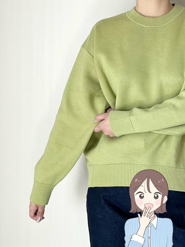 「買って正解でした！」「色違いも購入したい」GUの“新感覚ニット”がスウェットみたいで楽ちん！「ラフに着られる！暖かい！」