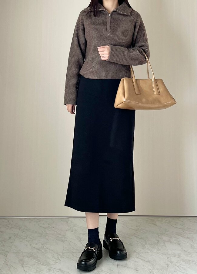 マフラーなしでも暖かい!GUの“ゆったりニット”体型カバーできるのに着回し力も高いんです!「2枚購入した」「色味がとても可愛い」