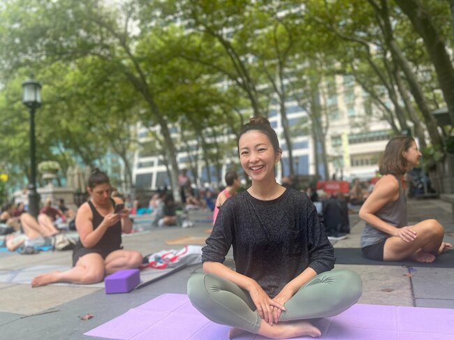 ニューヨーク写真（11）大木ヨガ