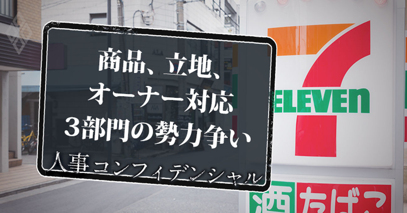商品、立地、オーナー対応3部門の勢力争い