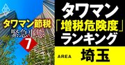 タワマン「増税危険度」ランキング【埼玉27棟】4位プラウドタワー川口、1位は？