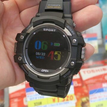 高精度GPS内蔵で8000円！ G-SHOCKみたいな激安スマートウォッチ