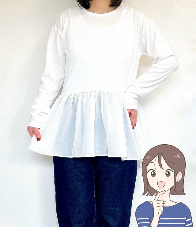 「痩せて見える」グローバルワークの“2490円トップス”重ね着コーデがめっちゃ可愛くなるんです!「お尻も隠れるので一石二鳥」「体型カバーできて重宝」