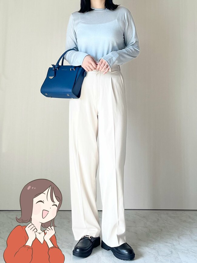 絶妙な透け感がたまらない!無印良品の「ふんわりトップス」華奢見えする上に、ロングシーズン着回せます!