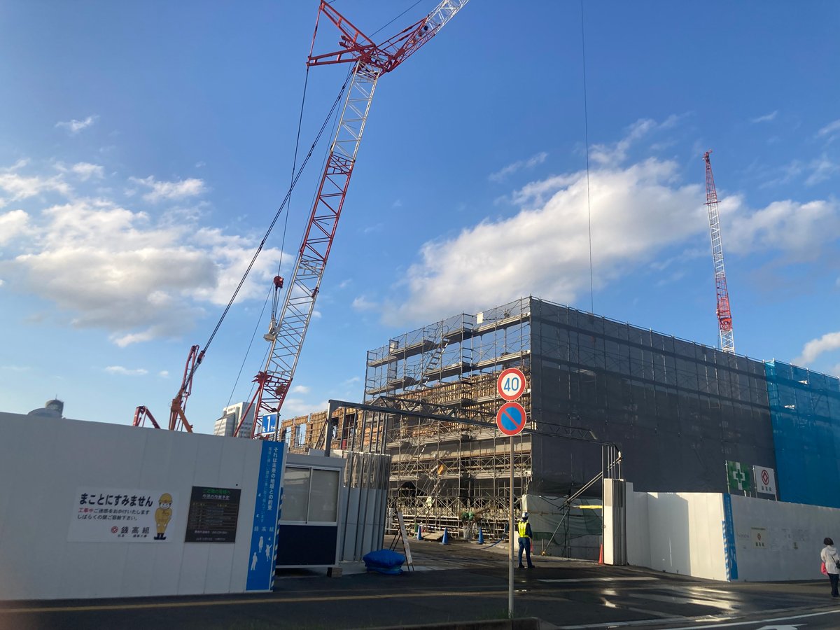 2028年開校に向けて建設が進む昭和学院秀英の幼稚園と小学校（千葉市美浜区）