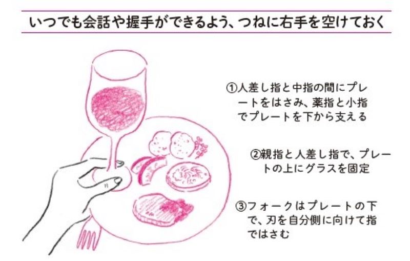 社会人なら絶対覚えておきたい！「ビュッフェ・立食パーティーのマナー」6選