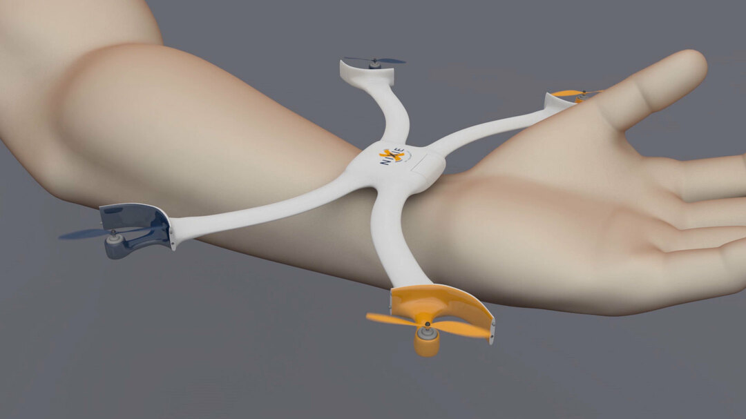 飛んで空中から「自撮り」してくれる!<br />ドローン型カメラが登場