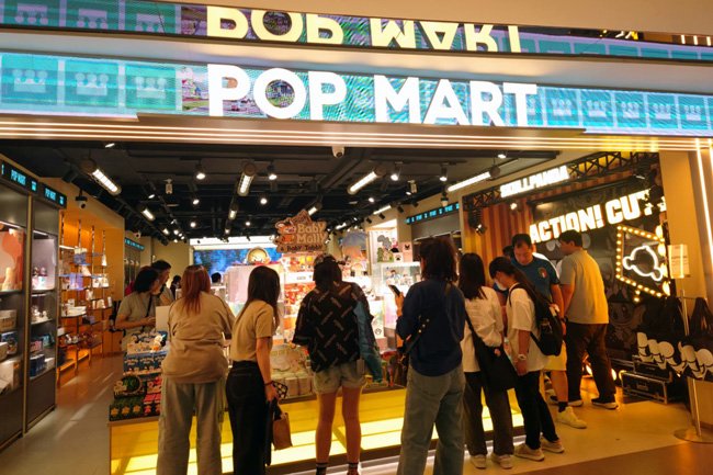 香港のPOPMART店舗(筆者撮影)