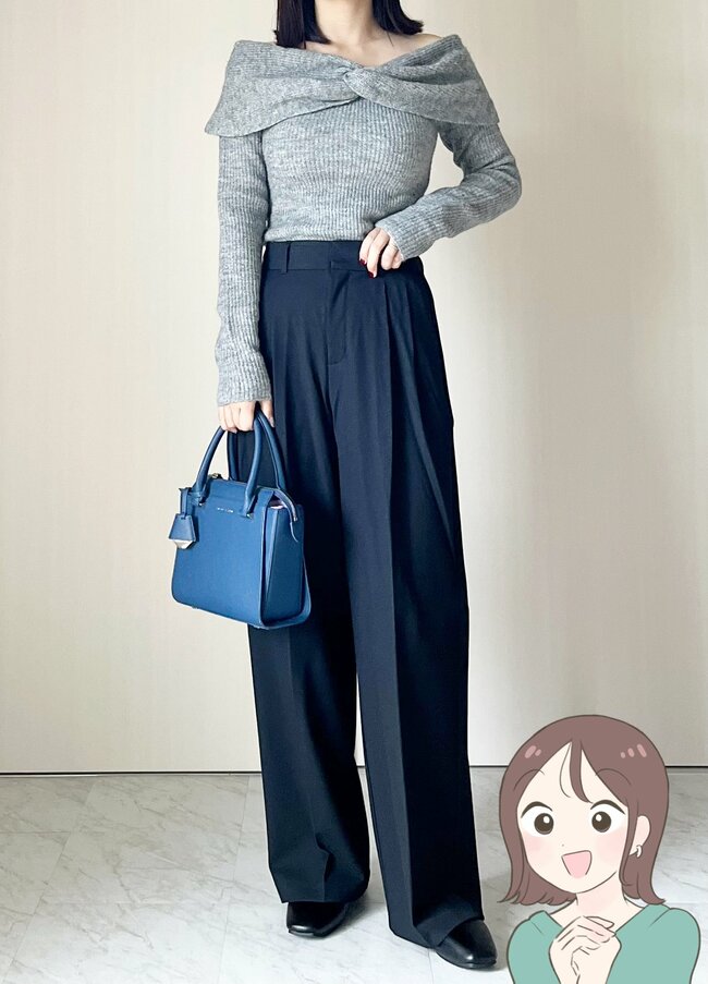 「気に入りすぎて3色購入」GUの“着回しワイドパンツ”脚のラインをまるっとカバーしてくれる！「着痩せします！」「はき心地がとてもいい」