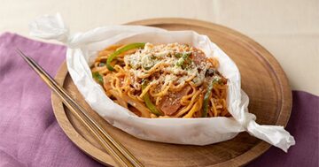 【裏ワザ料理】レンチンで簡単激うま!「ナポリタン焼きそば」の作り方