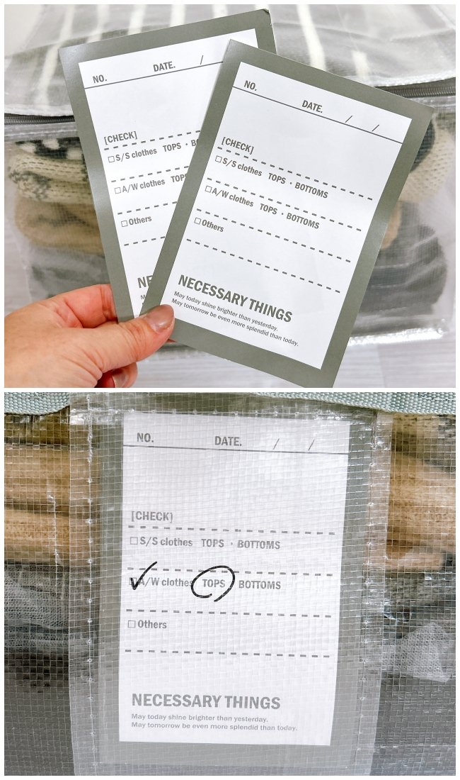 冬物ニットが6枚入った…！3COINSの“おしゃれ大容量ボックス”衣替えにめっちゃ使える！「今まで何十個も購入しています」「クローゼットの棚にピッタリ」