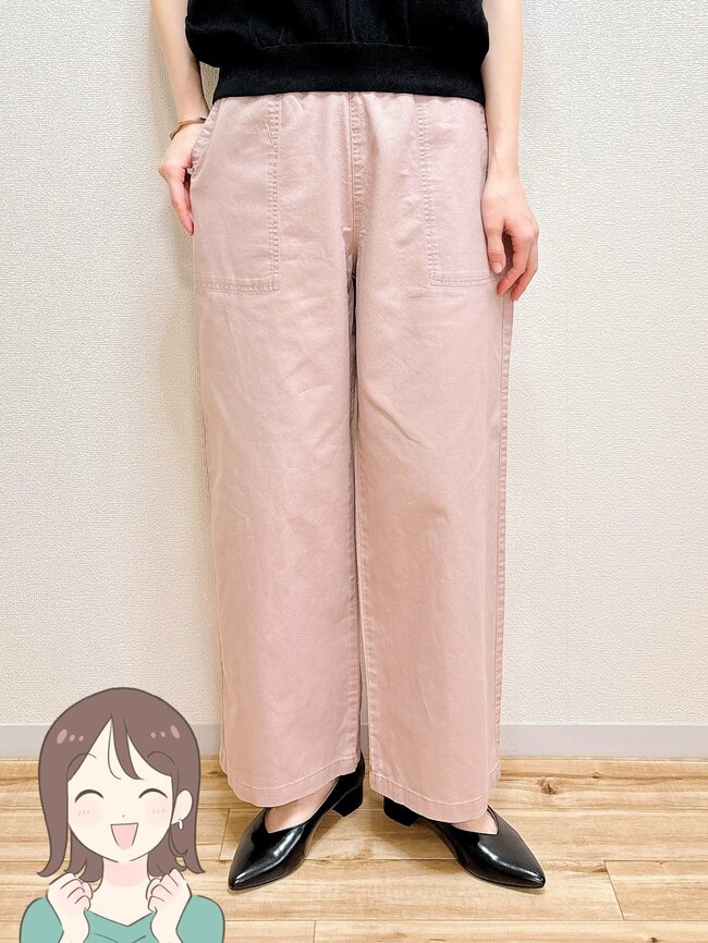オシャレも体型カバーも両方叶う！しまむらの「美シルエットなワイドパンツ」履き心地良すぎてヘビロテ確定です！