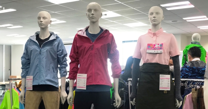 ワークマンのPB商品展示会