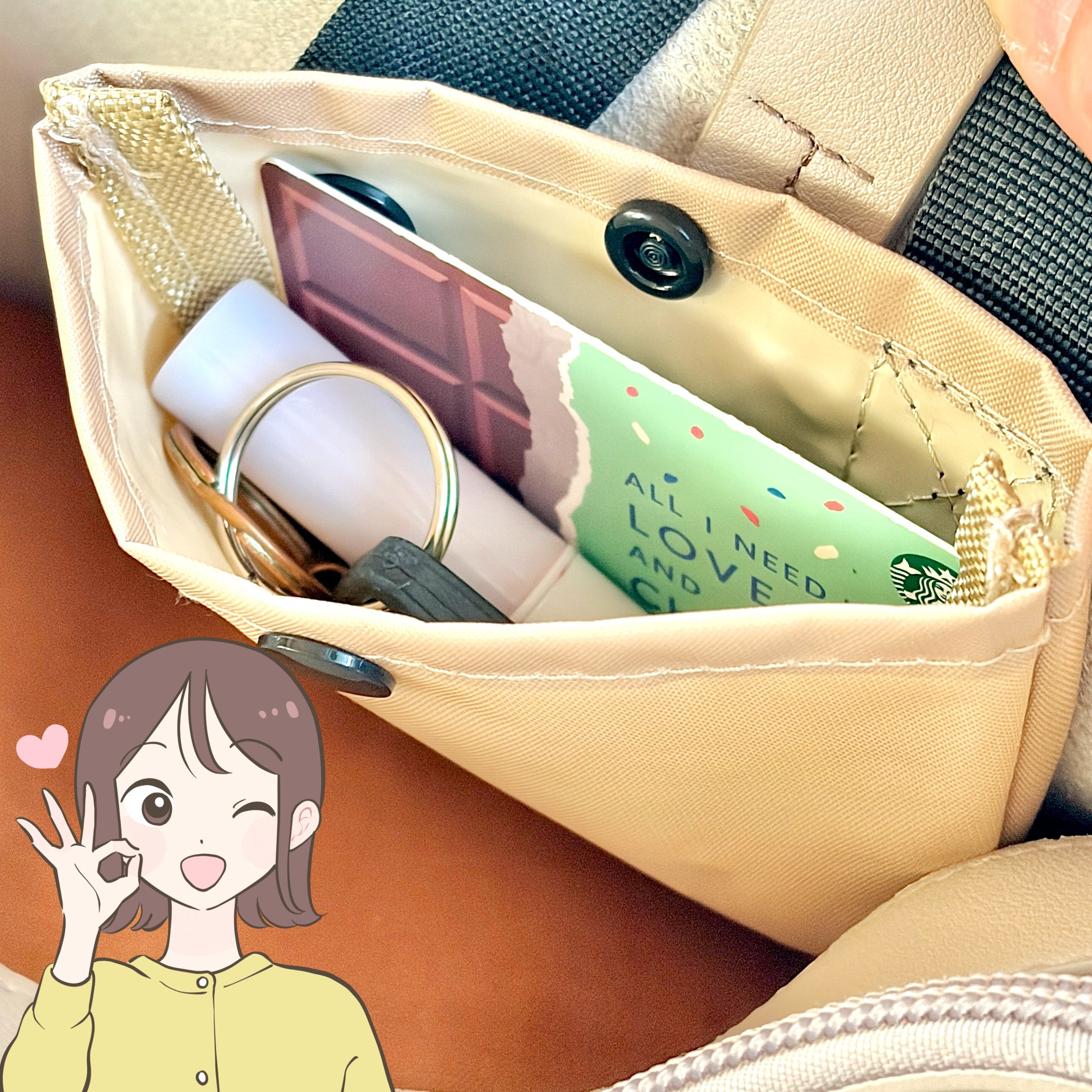 「ずっと探してた」セリアの“ドリンクホルダーになるポーチ”が画期的すぎる!「やっと買えた」「片手が塞がらなくて助かる」