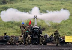日本製砲弾、英経由のウクライナ提供計画に暗雲