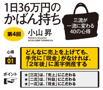 どんなに売上を上げても、手元に「現金」がなければ、「2年後」に黒字倒産する★【三流】は、「売上」にこだわる★【二流】は、「利益」にこだわる★【一流】は、「現金」にこだわる