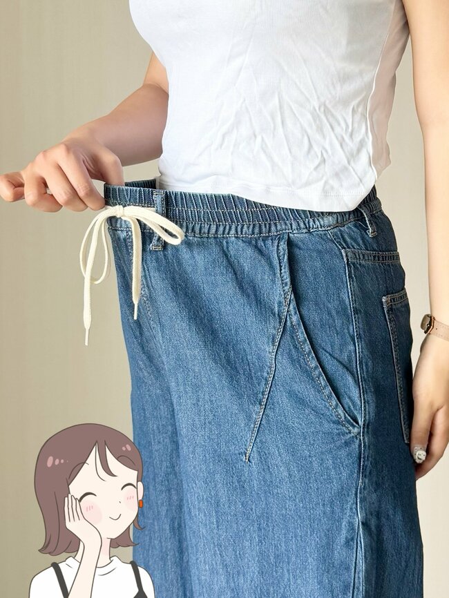【しまむら】ぽわんとしたシルエットが綺麗！2189円の「楽ちんワイドパンツ」スウェット感覚ではけて快適です！《購入レビュー》
