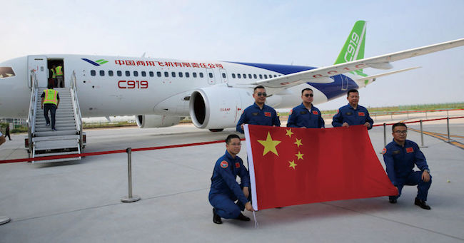 中国の国産大型旅客機
