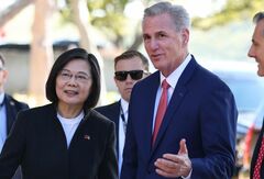 【社説】台湾総統と会談した米下院議長