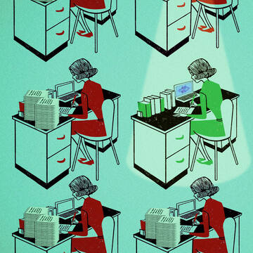 一般社員がAI積極活用、生き残りへスキル磨き