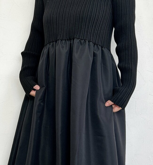 すぽんと着るだけでオシャレ！cocaの“華やかワンピース”下半身がまるっと隠せて嬉しい！「お値段以上にみえます」「バルーンスカートが素敵すぎ」