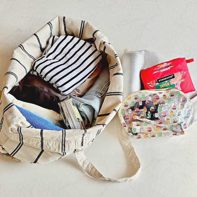2泊分の荷物がすっぽり！無印良品の“1290円トートバッグ”荷物がポンポン入って楽ちんすぎる！「文句なしの可愛さ」「購入して良かった」「お気に入りです」《購入レビュー》