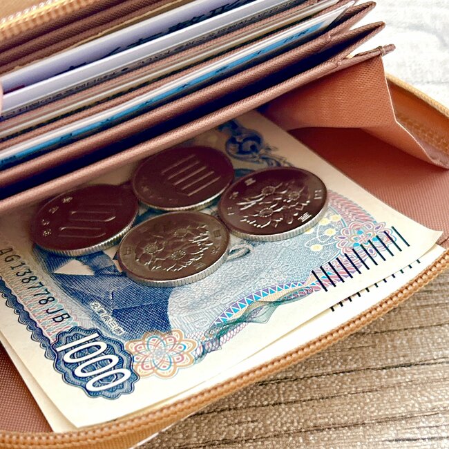 カードや診察券が11枚入った!アフタヌーンティーの「レトロかわいいカードケース」ガバッと開くし、ミニ財布にもなって優秀~!