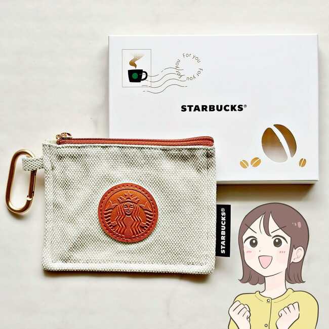 カードや診察券が30枚入った！スターバックスの「ミニ財布になるポーチ」買い物や通院で大活躍！「とても可愛い」「2つ購入しました」《購入レビュー》